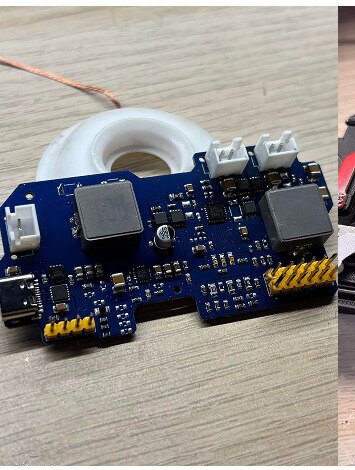 A custom power board.